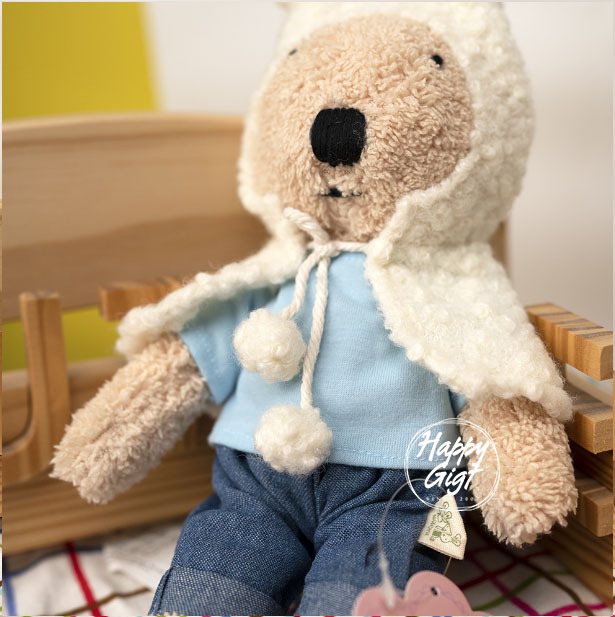 法國兔,砂糖兔,毛斗篷款