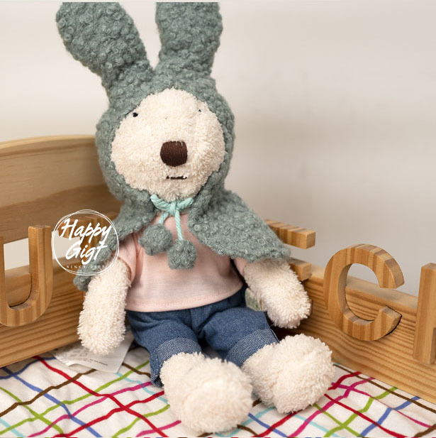 法國兔,砂糖兔,毛斗篷款