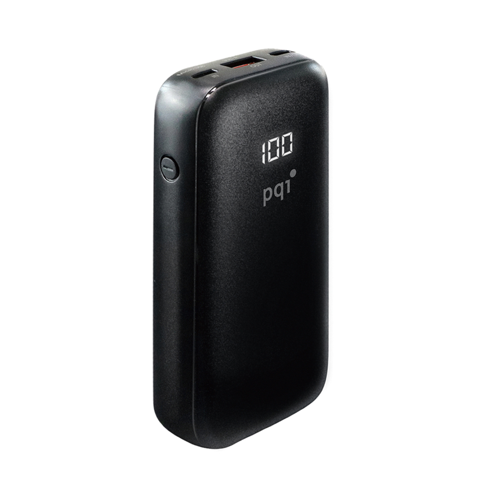 【PQI勁永】行動電源 PD20W 急速快充 10000mAh 雙向USB-C輸出/輸入 LED電量顯示 PD10