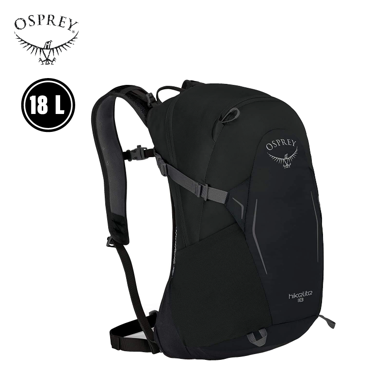 Osprey 美國 Hikelite 18L 黑 登山背包 穩定/後背/登山/健行/戶外 71OS004804