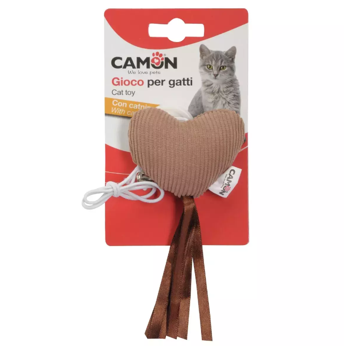 Camon 貓草鈴鐺心心公仔．2款