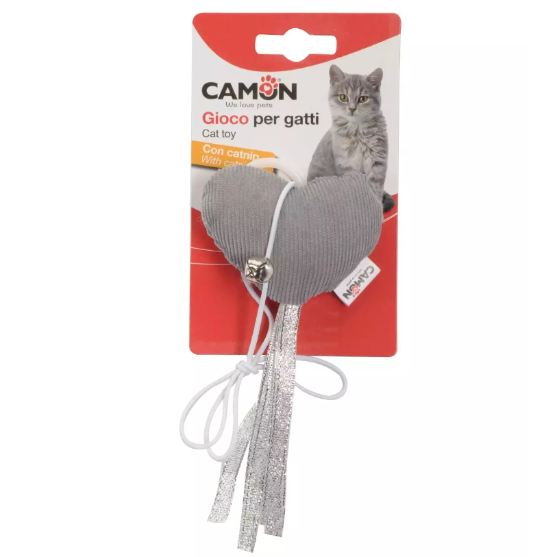 Camon 貓草鈴鐺心心公仔．2款