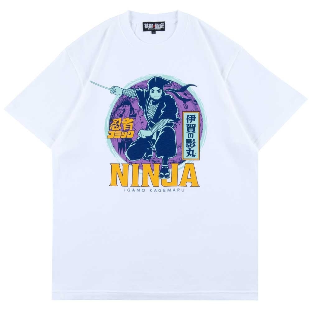 預訂2024/5月 伊賀の影丸/NINJA Tシャツ/ホワイト