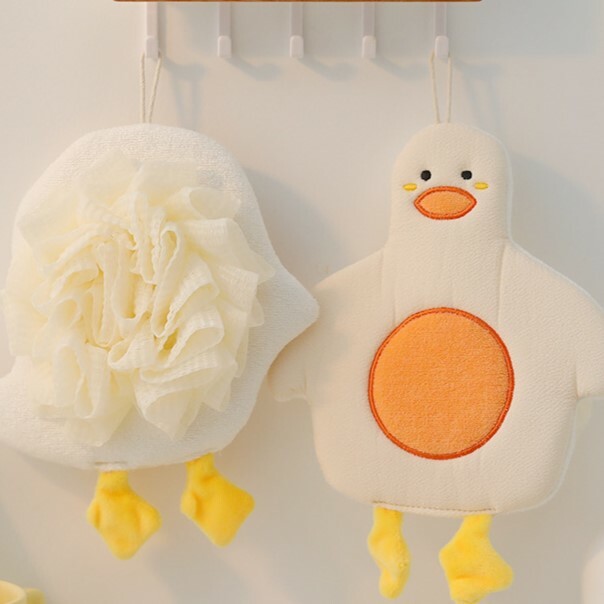 《3589》大嘴鴨鴨洗澡神器沐浴巾