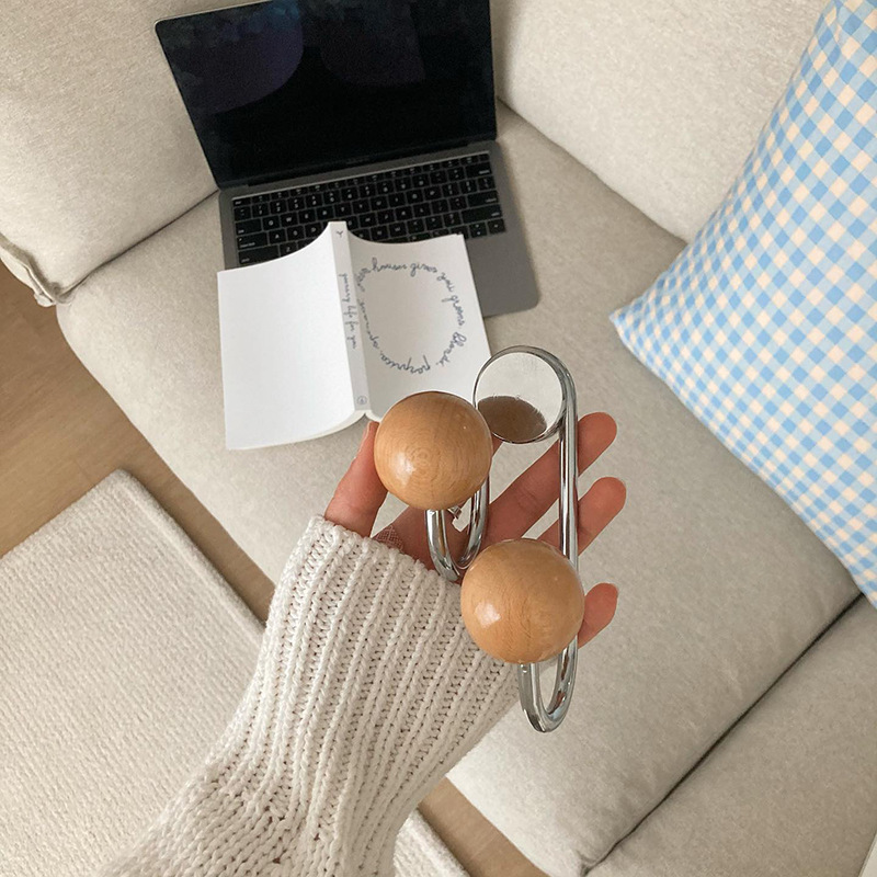 《3590》創意磁吸免打孔圓球收納掛勾