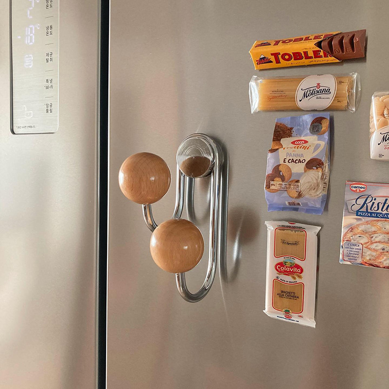 《3590》創意磁吸免打孔圓球收納掛勾