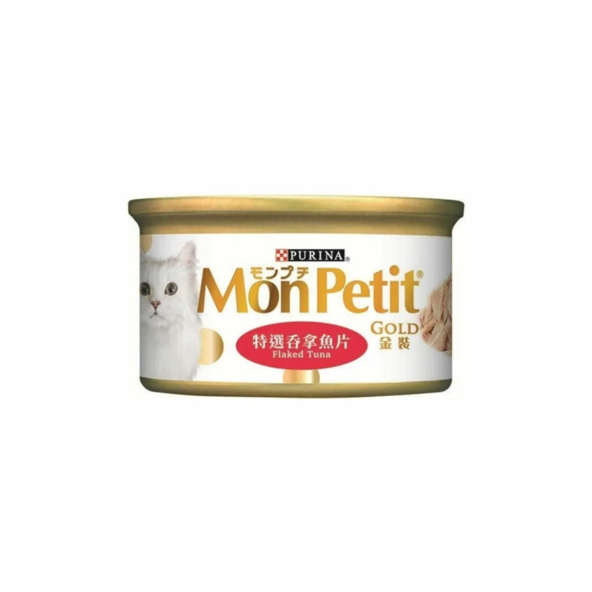 Purina Mon Petit - 金裝至尊特選吞拿魚片貓罐罐 85G (24 罐)