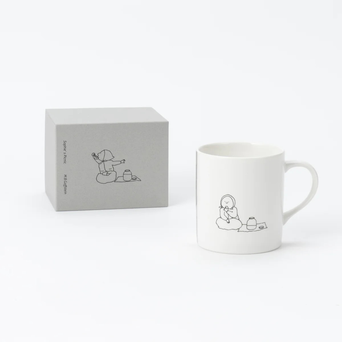 女孩野餐馬克杯