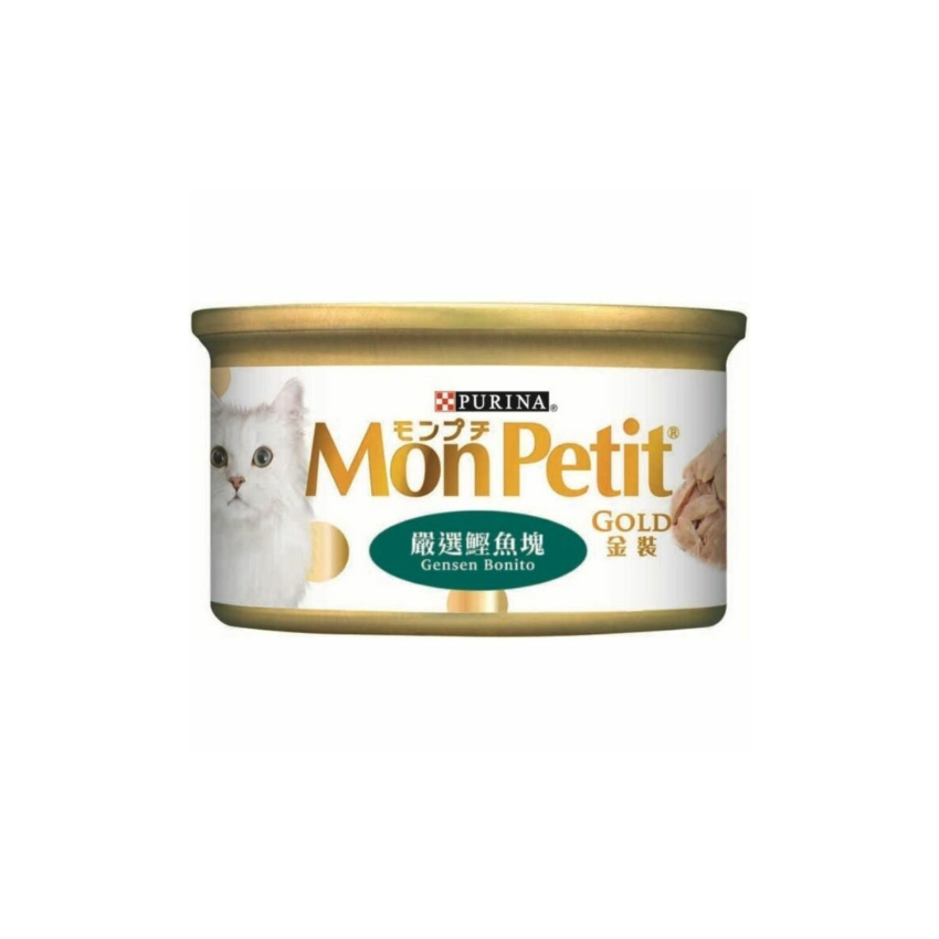 Purina Mon Petit- 金裝嚴選鰹魚塊貓罐罐 85G (24罐)