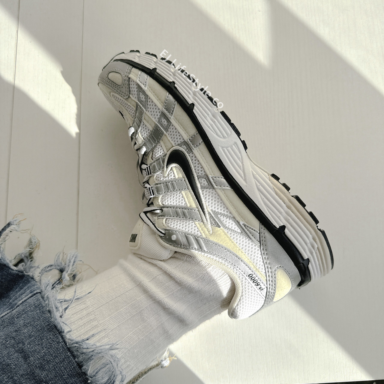 NIKE WMNS P-6000 奶白銀 椰奶色 復古 男鞋 FV6603-100 / 現＋預