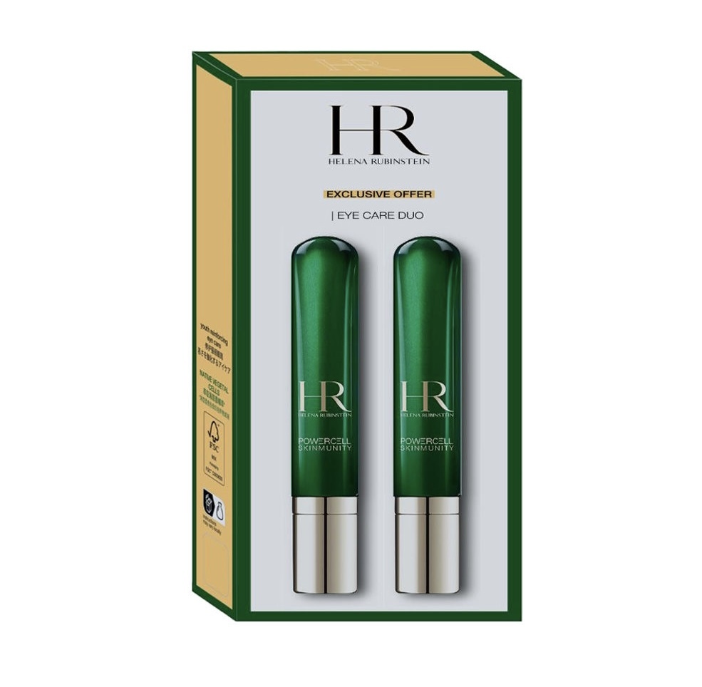 HR Helena Rubinstein  植物幹細胞再生眼霜雙支套裝(綠寶瓶眼霜)