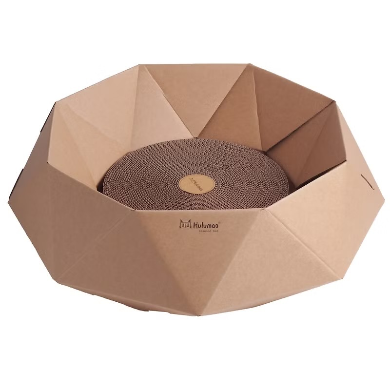 Diamond Bed 鑽石床紙製貓家具貓屋 (內附抓板)