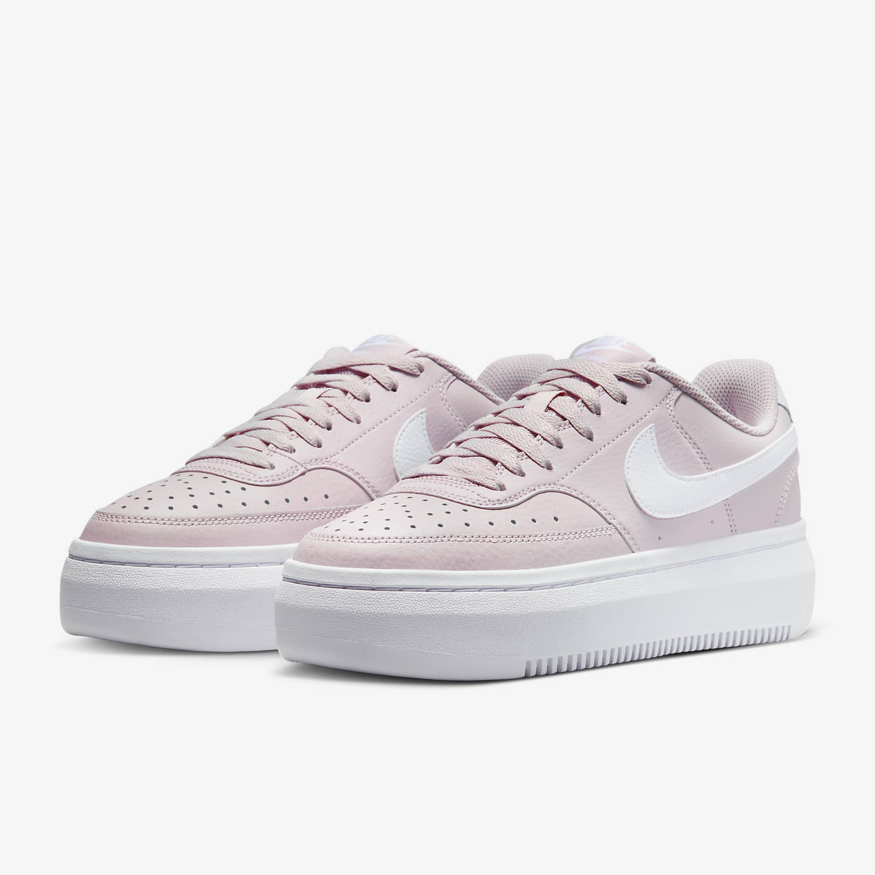 女鞋NIKE COURT VISION 1 ALTA LTR 草莓蛋糕厚底增高休閒鞋【DM0113-0