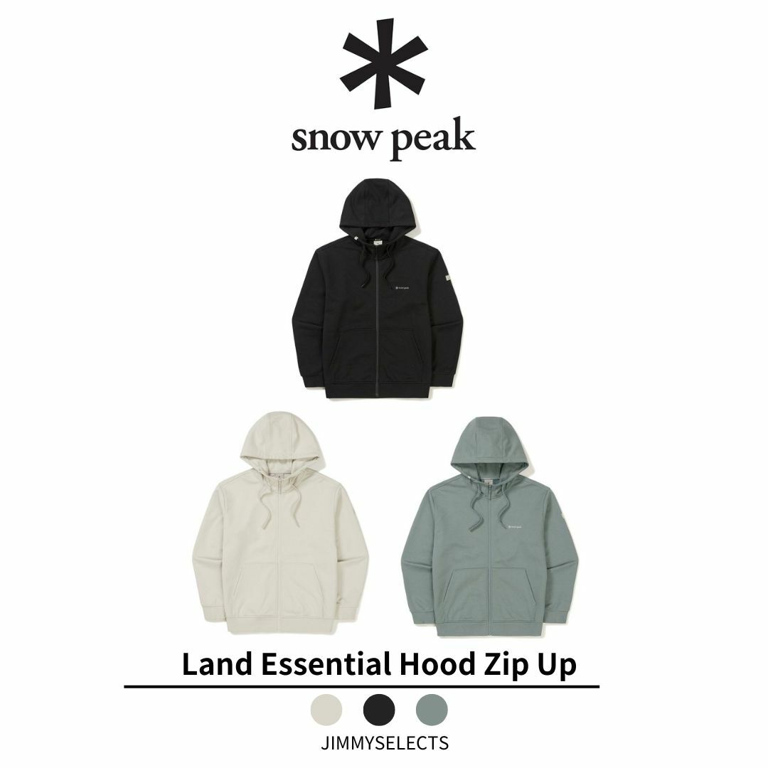 Snow Peak 雪諾必克 Land Essential 連帽外套 長袖 S24SMFFJ50