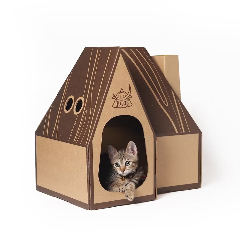 Samurai House 武士之屋紙製貓家具貓屋