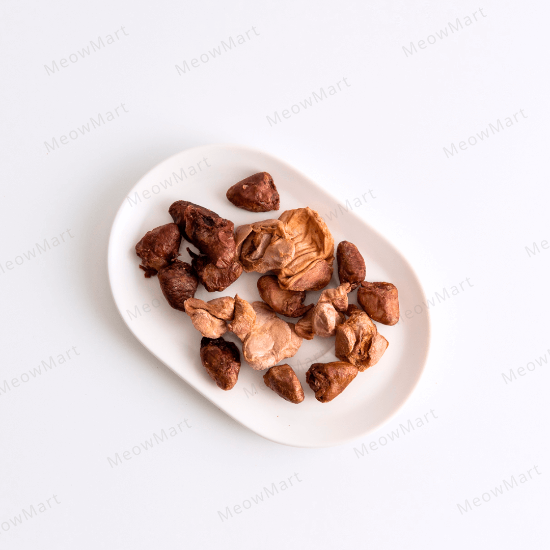 派庫廚房｜鵪鶉心胗丁凍乾 50g (貓狗適用)