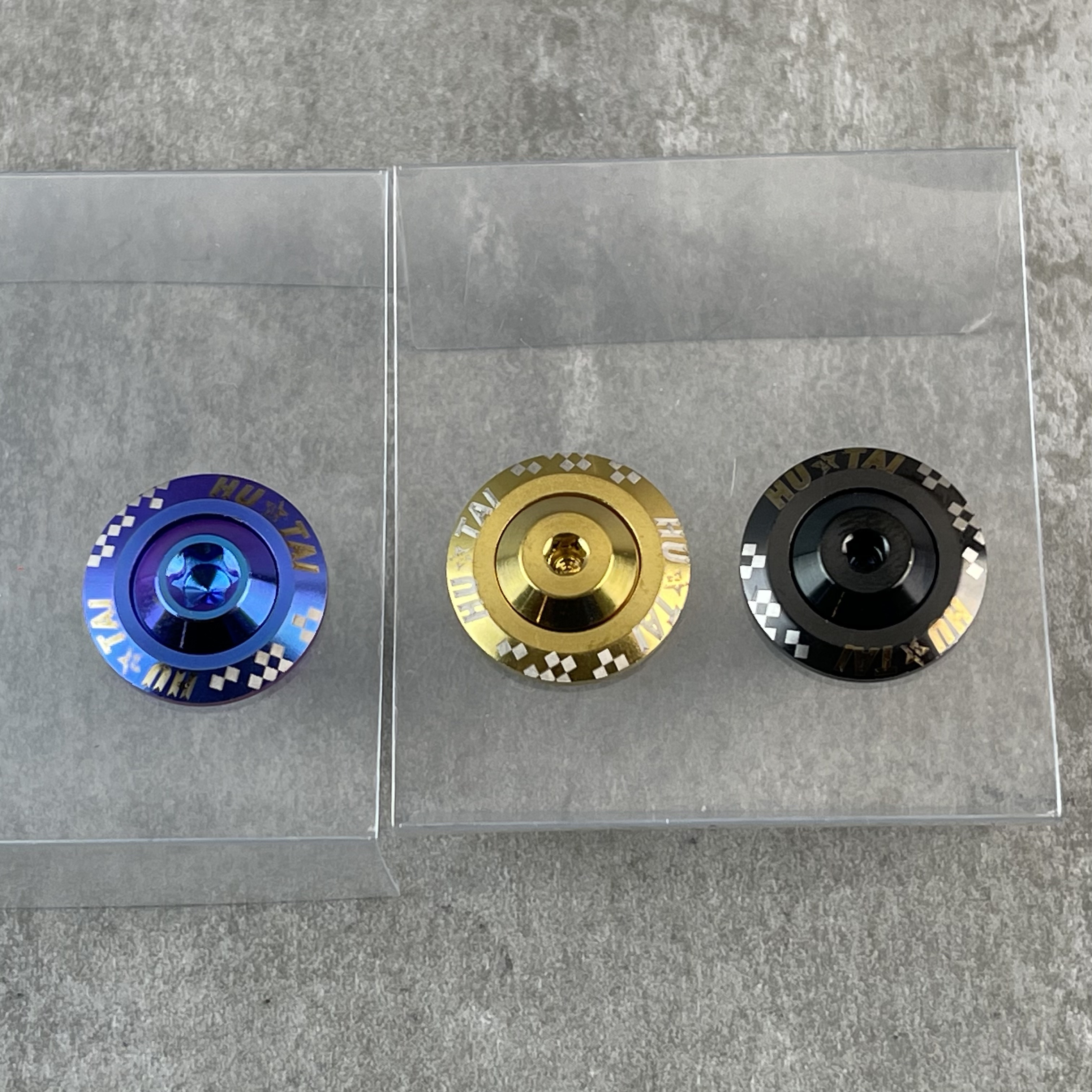 【HUATAI】鈦合金 大牌螺絲 金/藍/黑