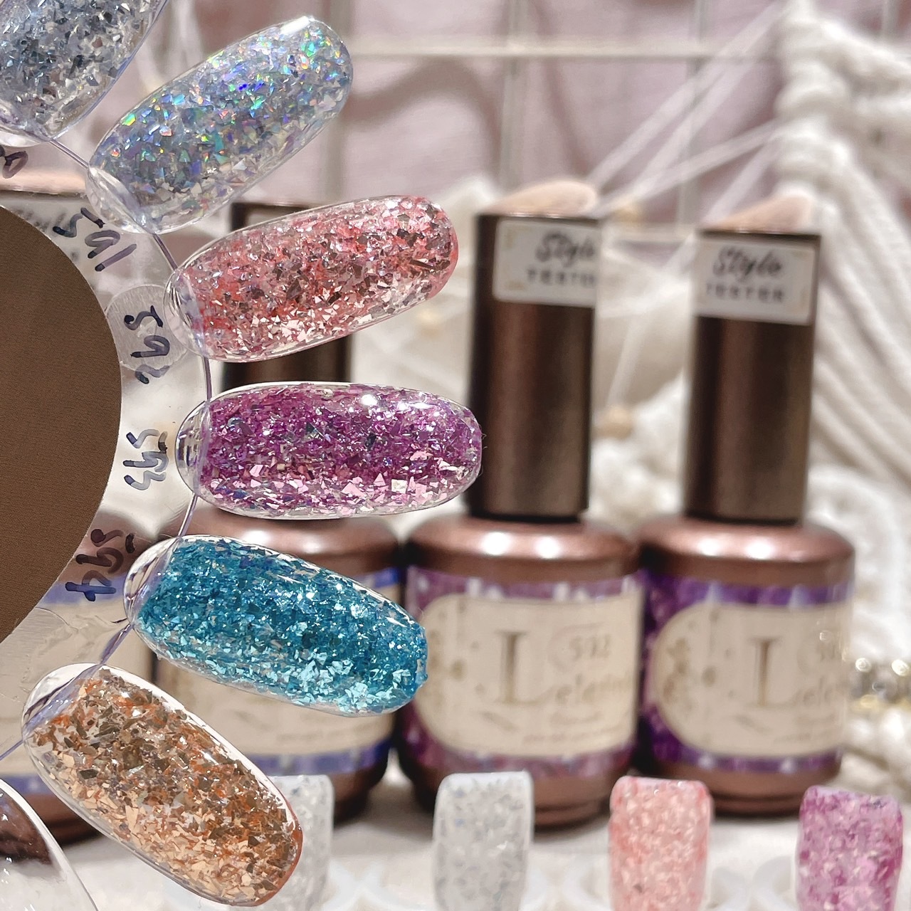 【Lele Style】莉莉膠-寶石碎亮片 590-595