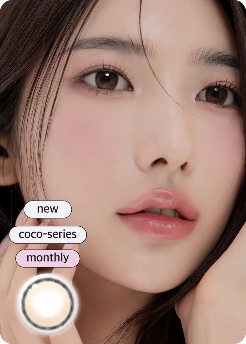 [月拋] DooNoon TOUCH 1 Month Coco Brown 月拋彩妝隱形眼鏡｜每盒2片