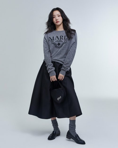 スカート mardi mercredi VOLUME MAXI SKIRT CRAPE MUSINSA公式 | MARDI MERCREDI VOLUME MAXI SKIRT CRAPE DOT_NAVY RED