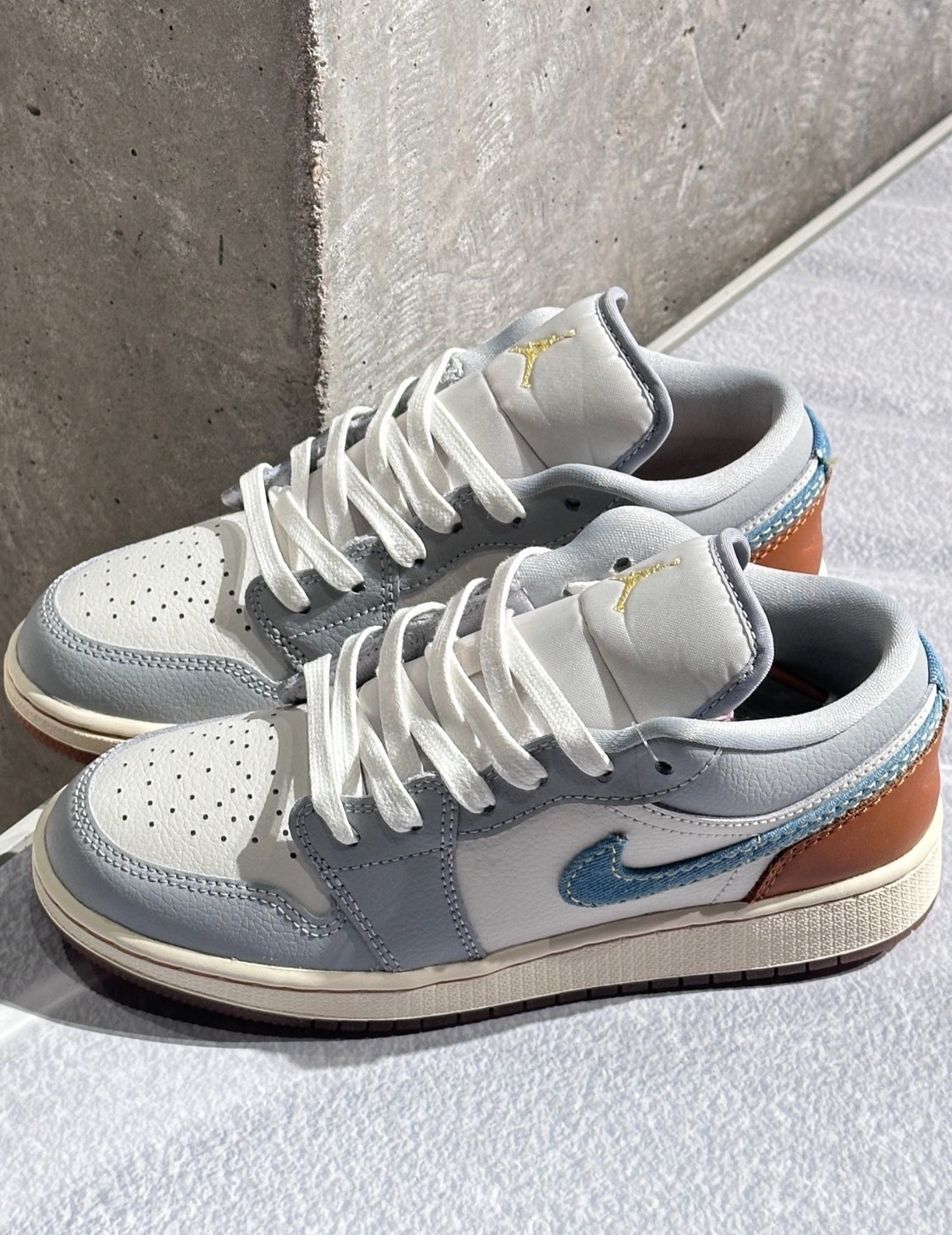iSNEAKERS｜Air Jordan 1 Low GS "Armory Blue" 丹寧灰藍 FZ5046-041