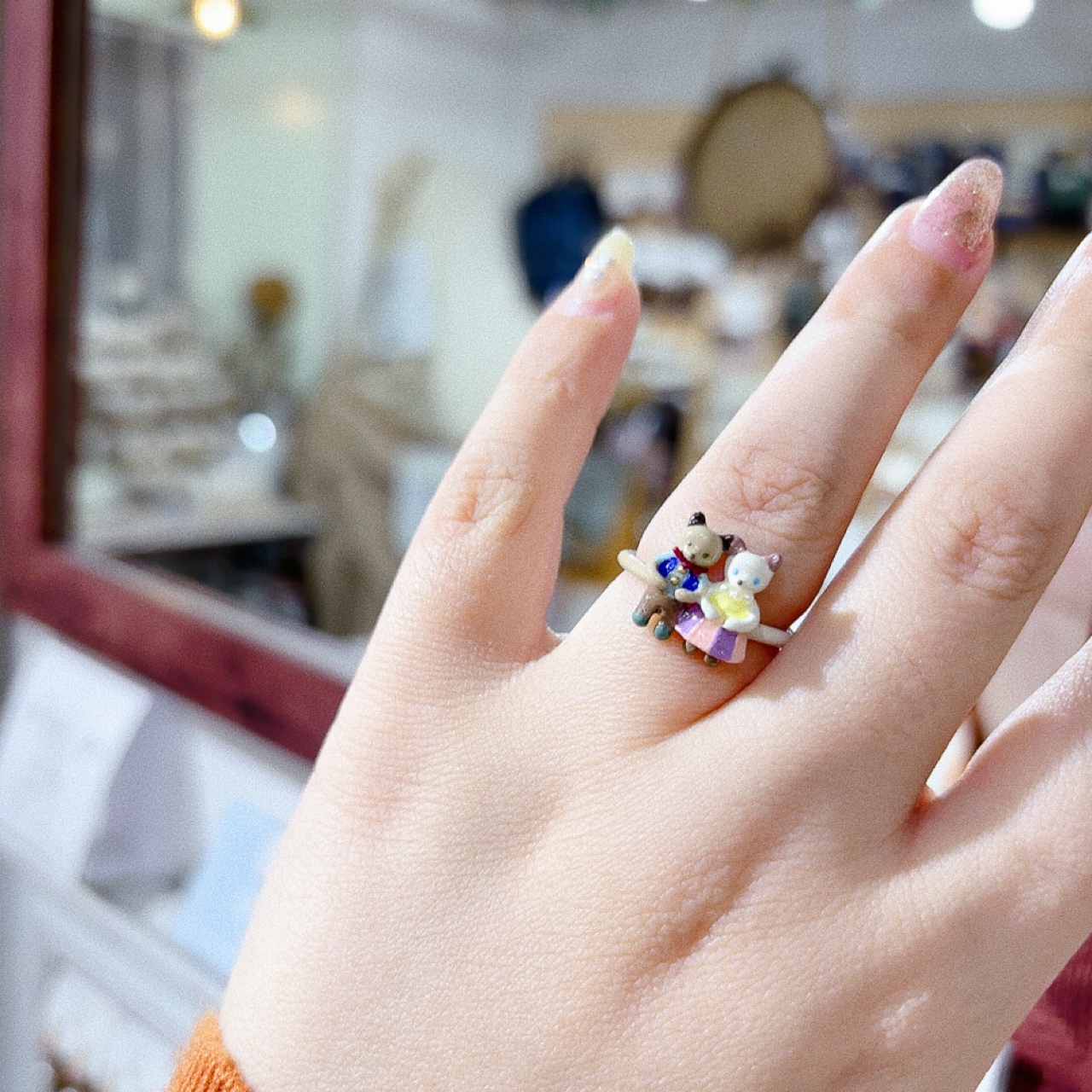 貓咪的朋友戒指