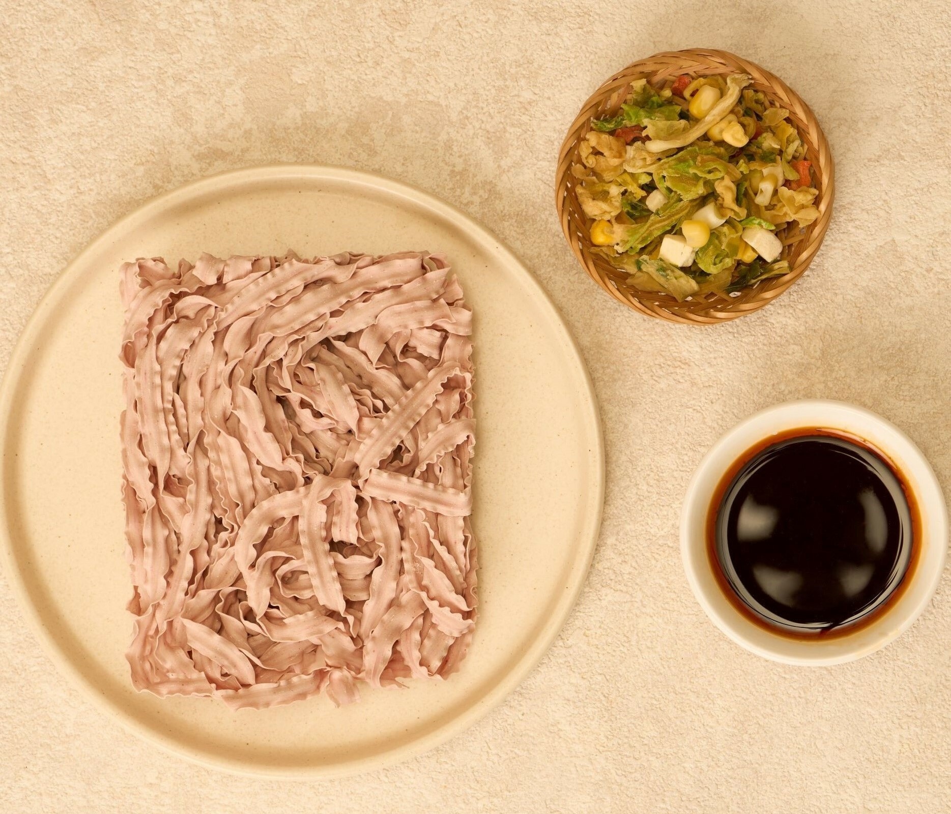 麻辣口味（4入/袋）- 原境乾拌麵（五辛素）