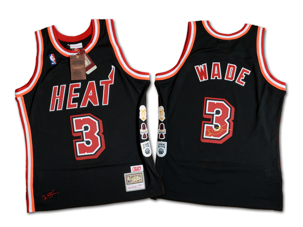 Mitchell & Ness 邁阿密熱火隊 Dwyane Wade L3gacy Swingman 球衣