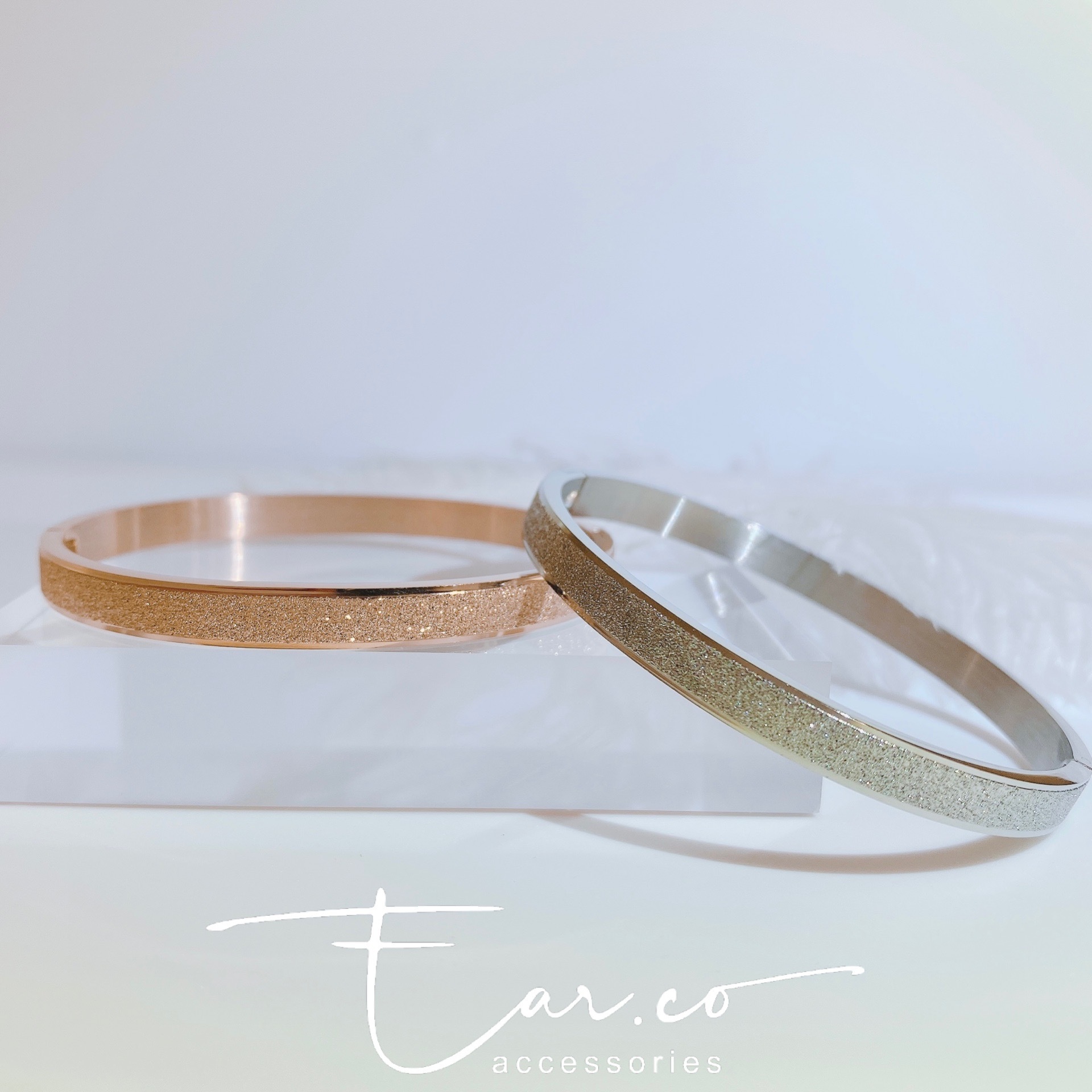 閃閃磨砂手鐲 [316L醫療鋼] #D36