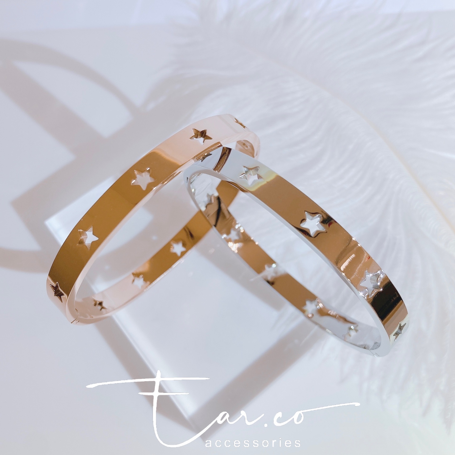 鏤空星星手鐲 [316L醫療鋼] #D31