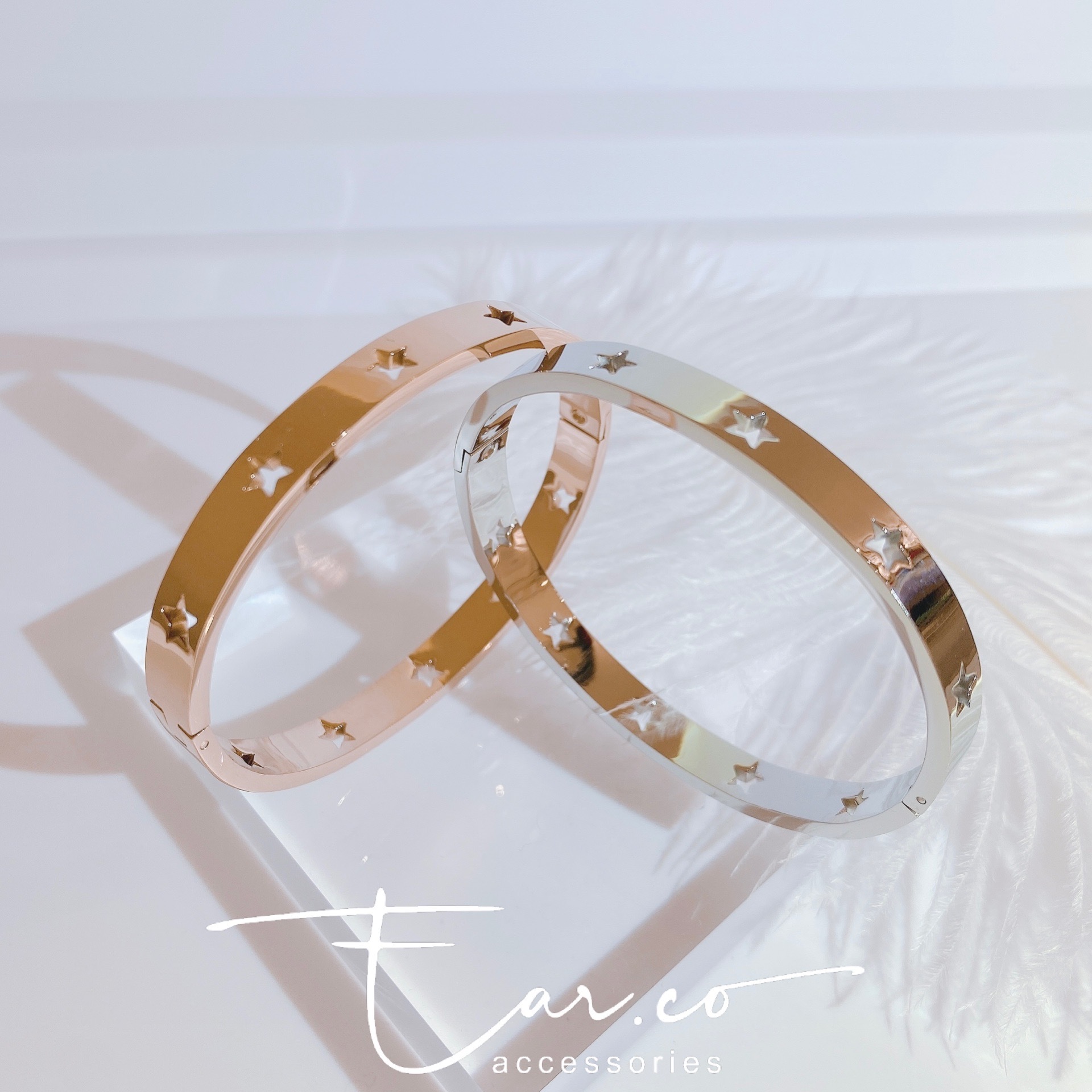 鏤空星星手鐲 [316L醫療鋼] #D31