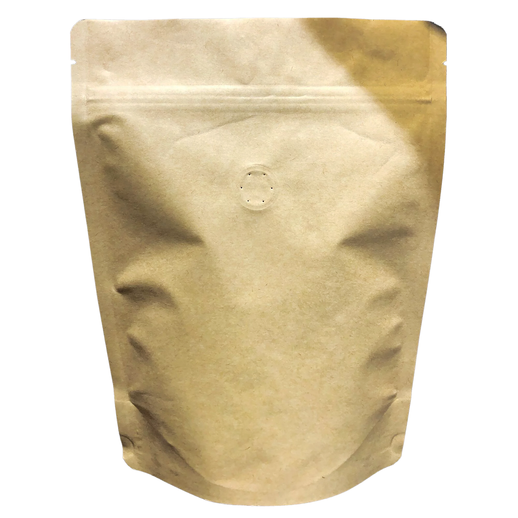 半磅咖啡豆袋(含排氣閥)-牛皮