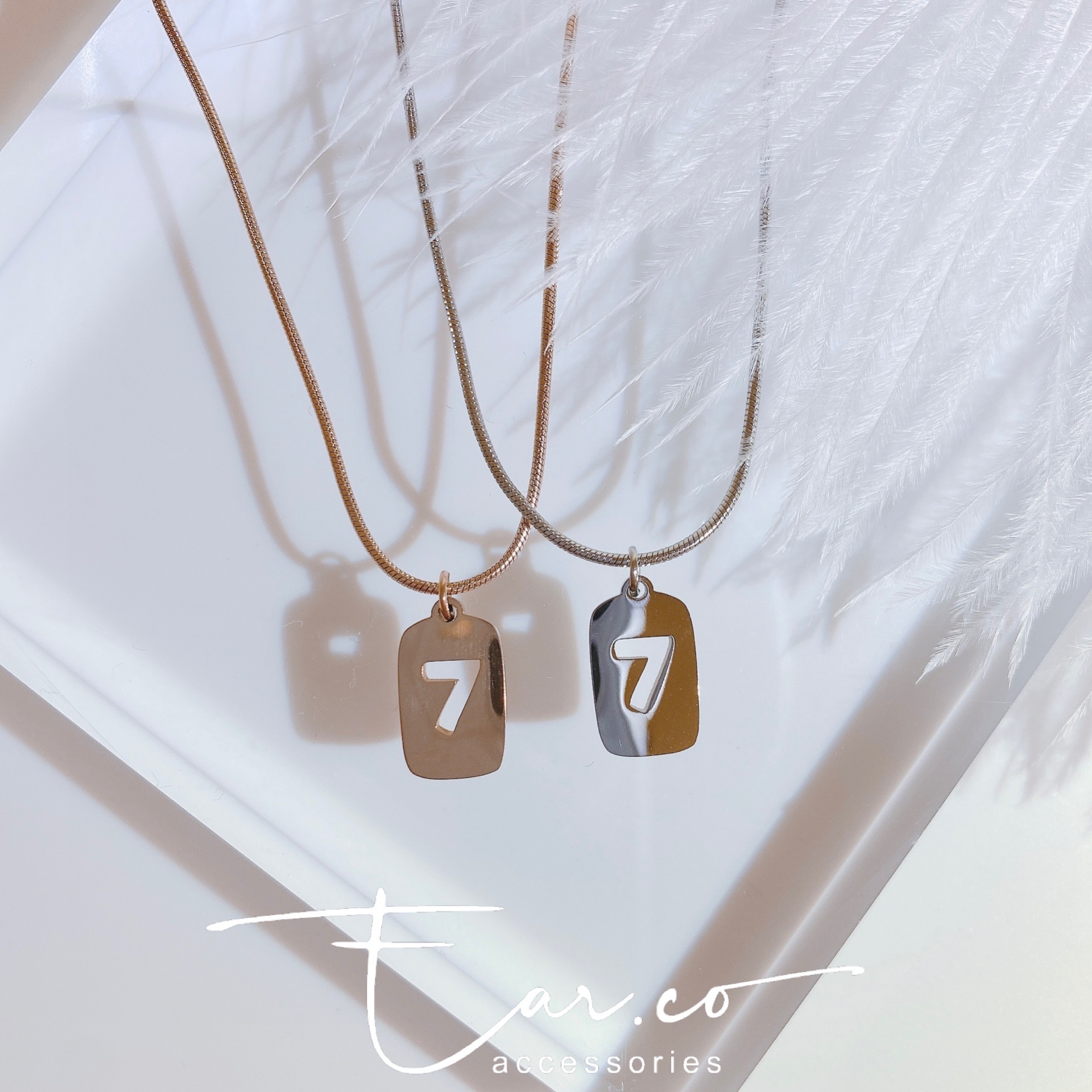 Lucky Seven頸鏈 [316L醫療鋼] #D26