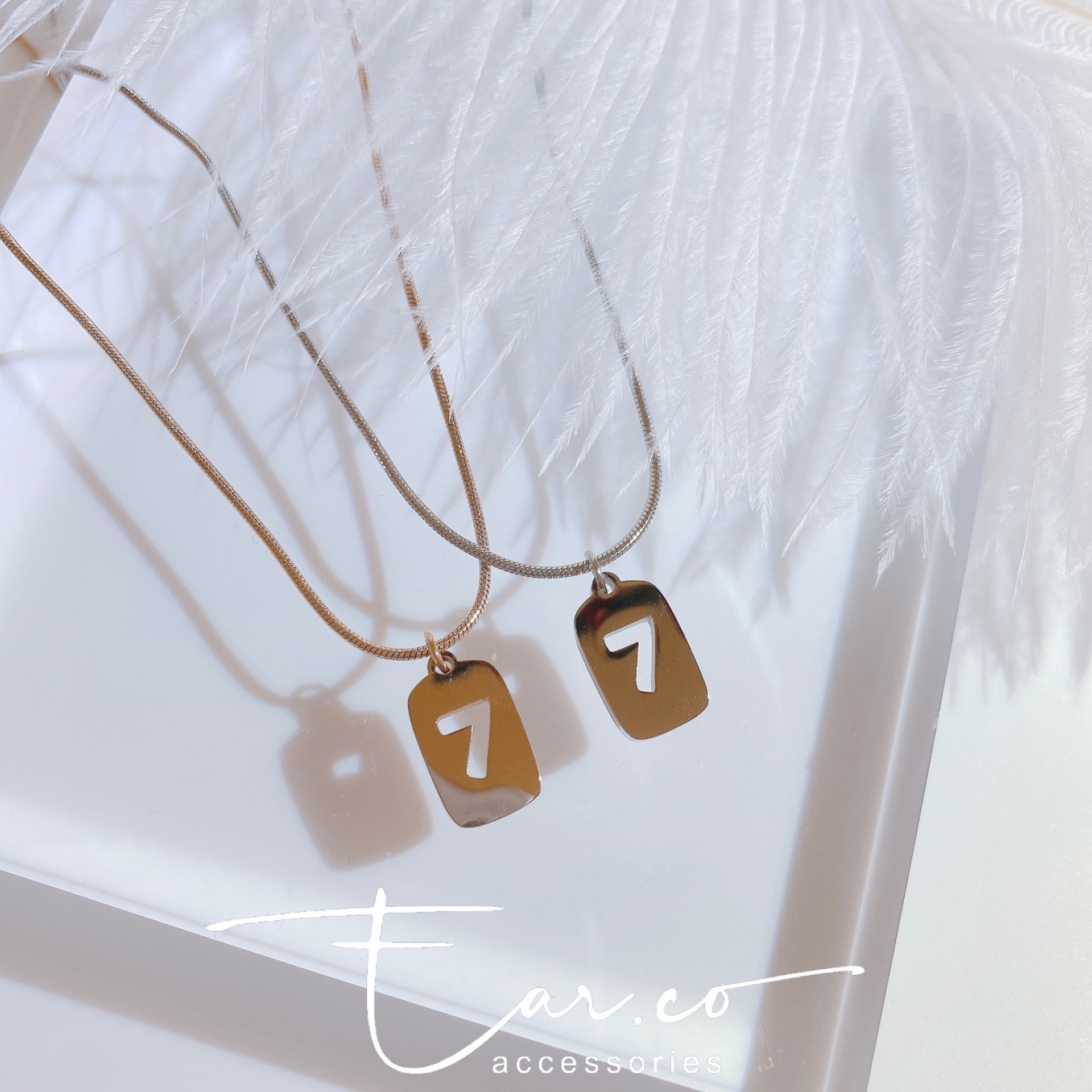 Lucky Seven頸鏈 [316L醫療鋼] #D26