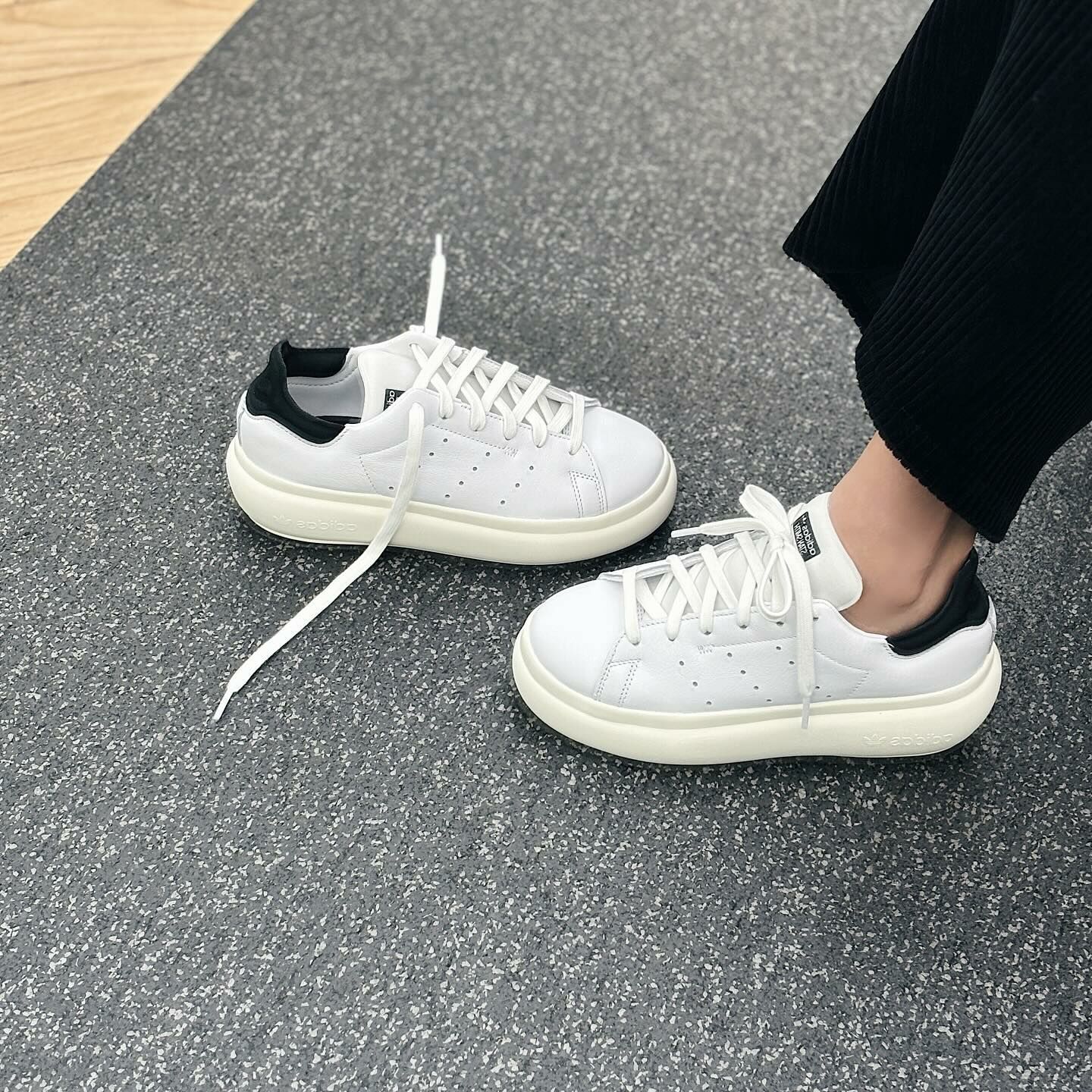 Adidas Originals Stan Smith PF 白色小麥坤增高厚底IE0450