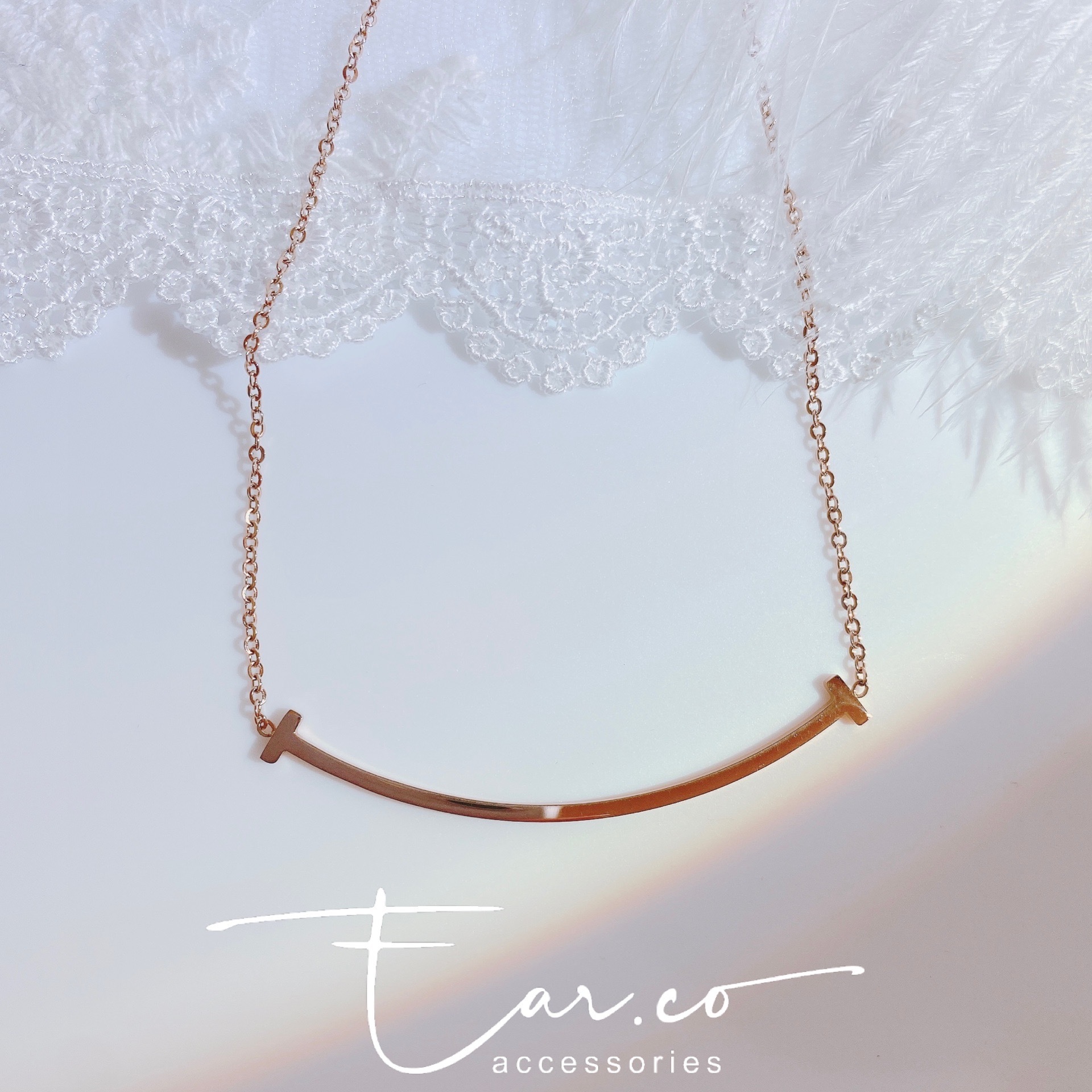 微笑頸鏈 [316L醫療鋼] #D14