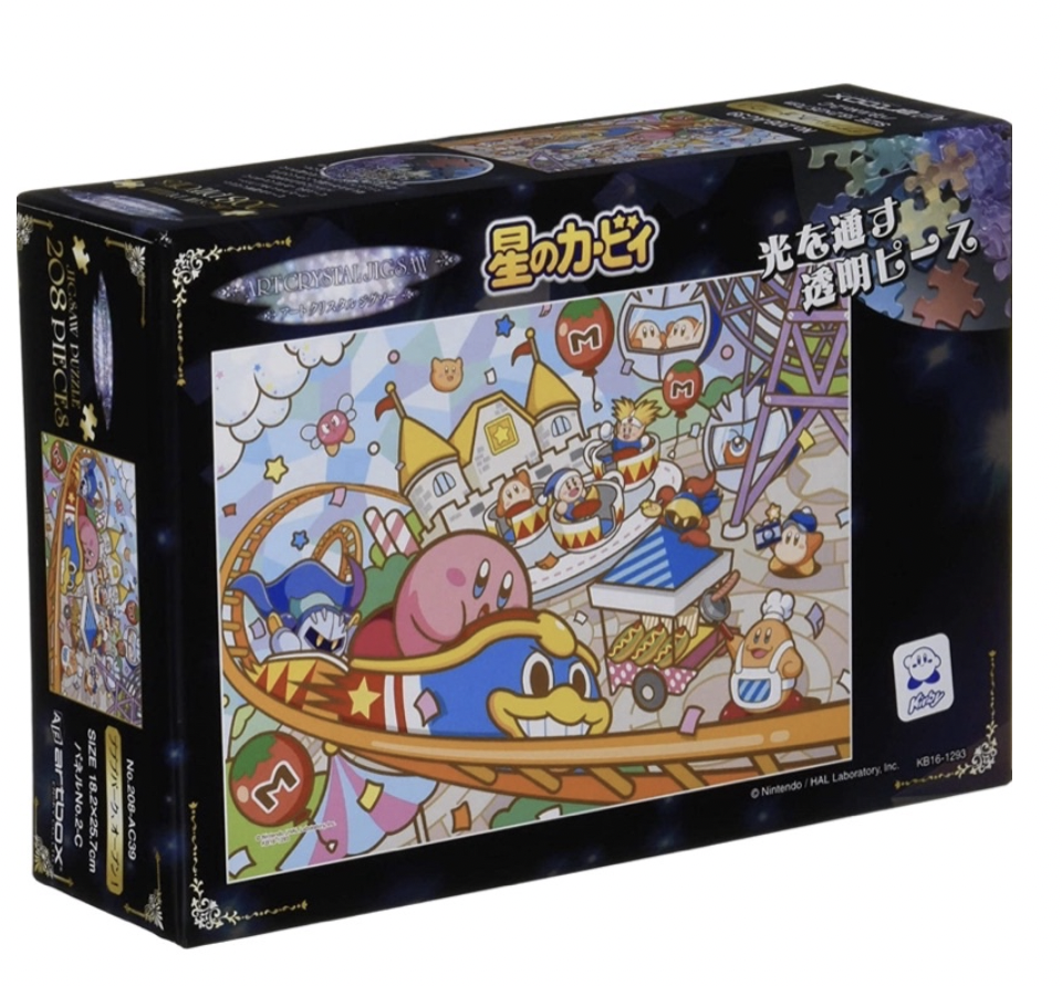 星之卡比 - 多款螢光 / 透明水晶與經典拼圖 Kirby Puzzle