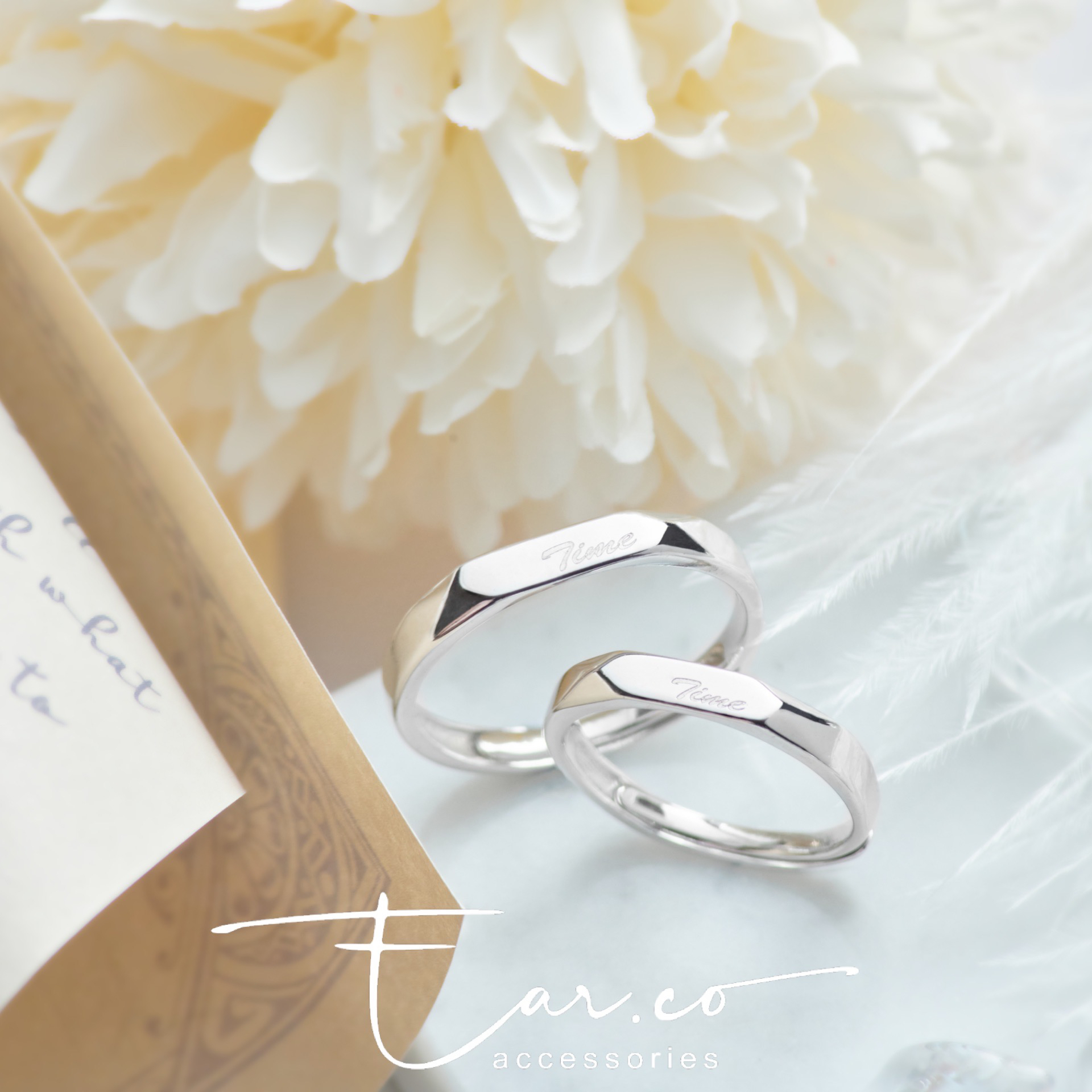 時刻 情侶純銀對戒 (預訂)