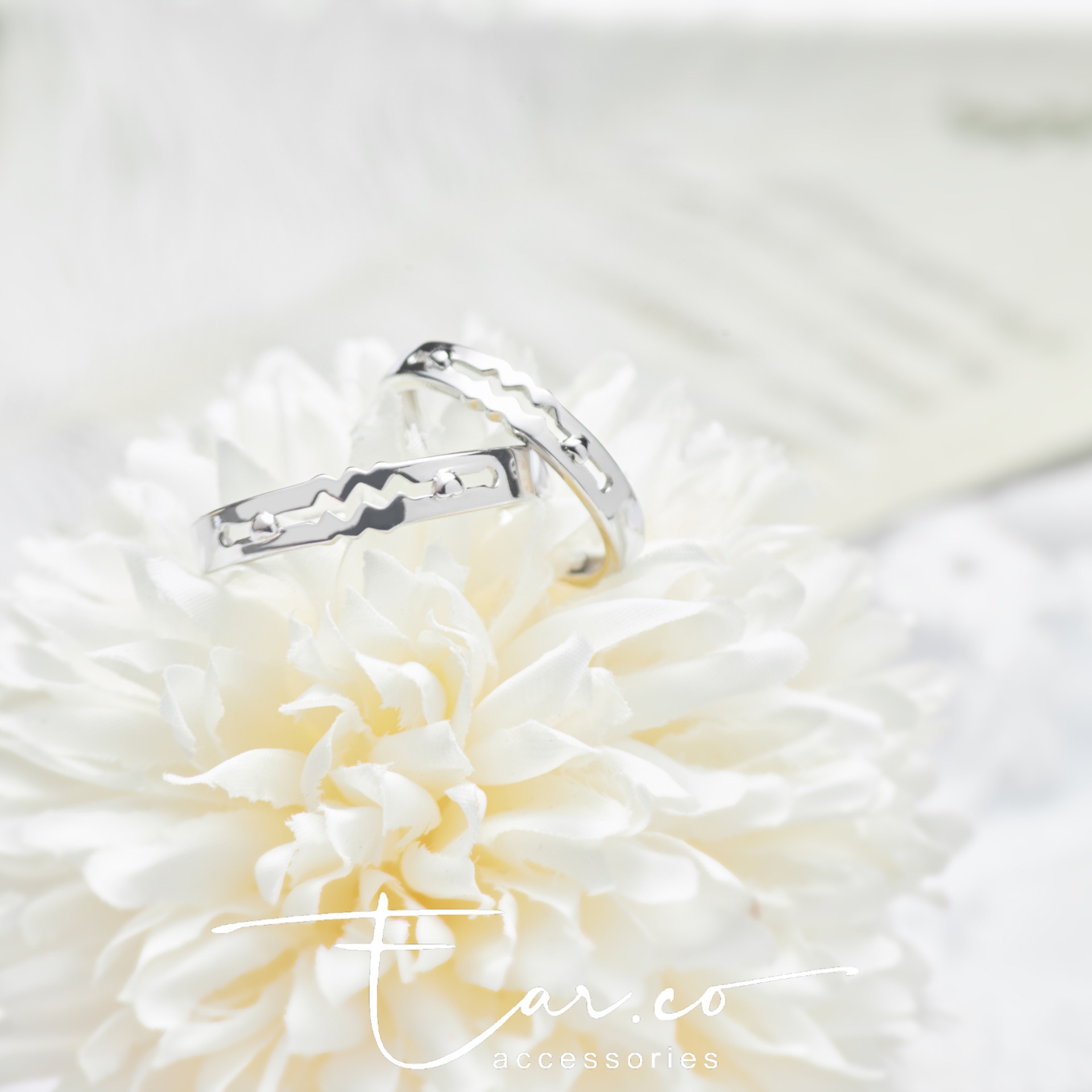 心跳回憶 情侶純銀對戒 (預訂)