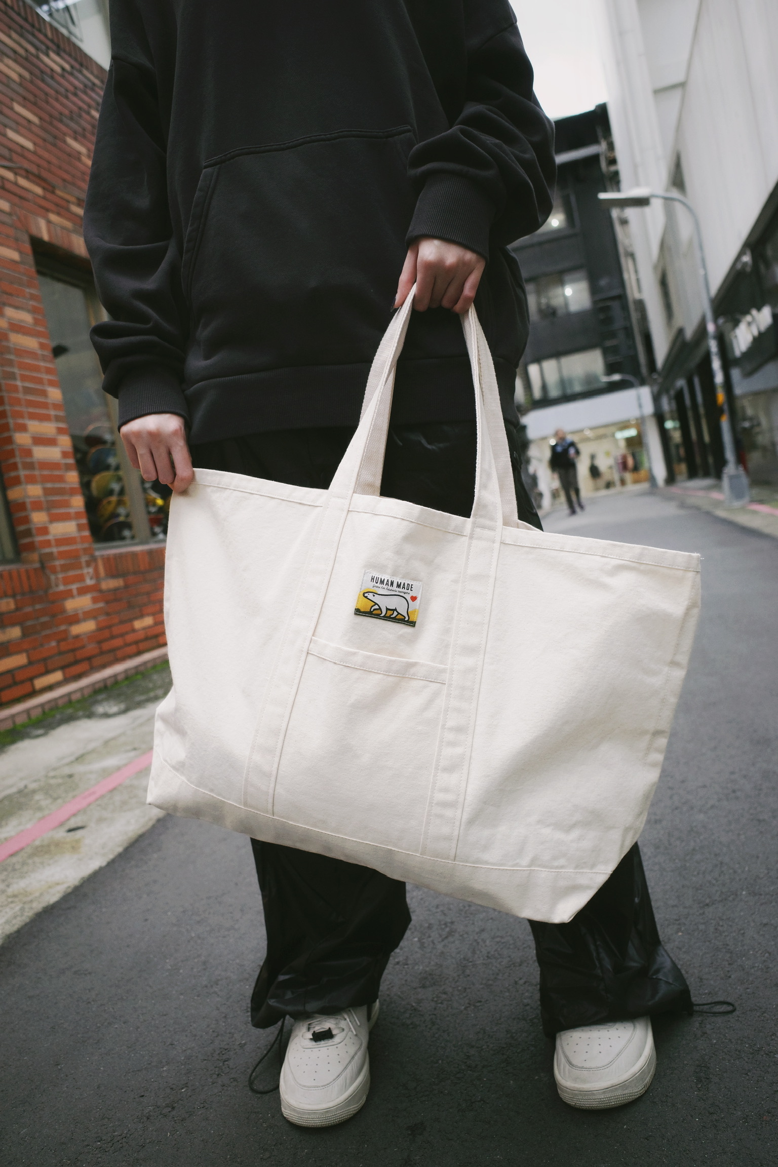 <快速出貨>HUMAN MADE GROCERY TOTE BAG 帆布托特包