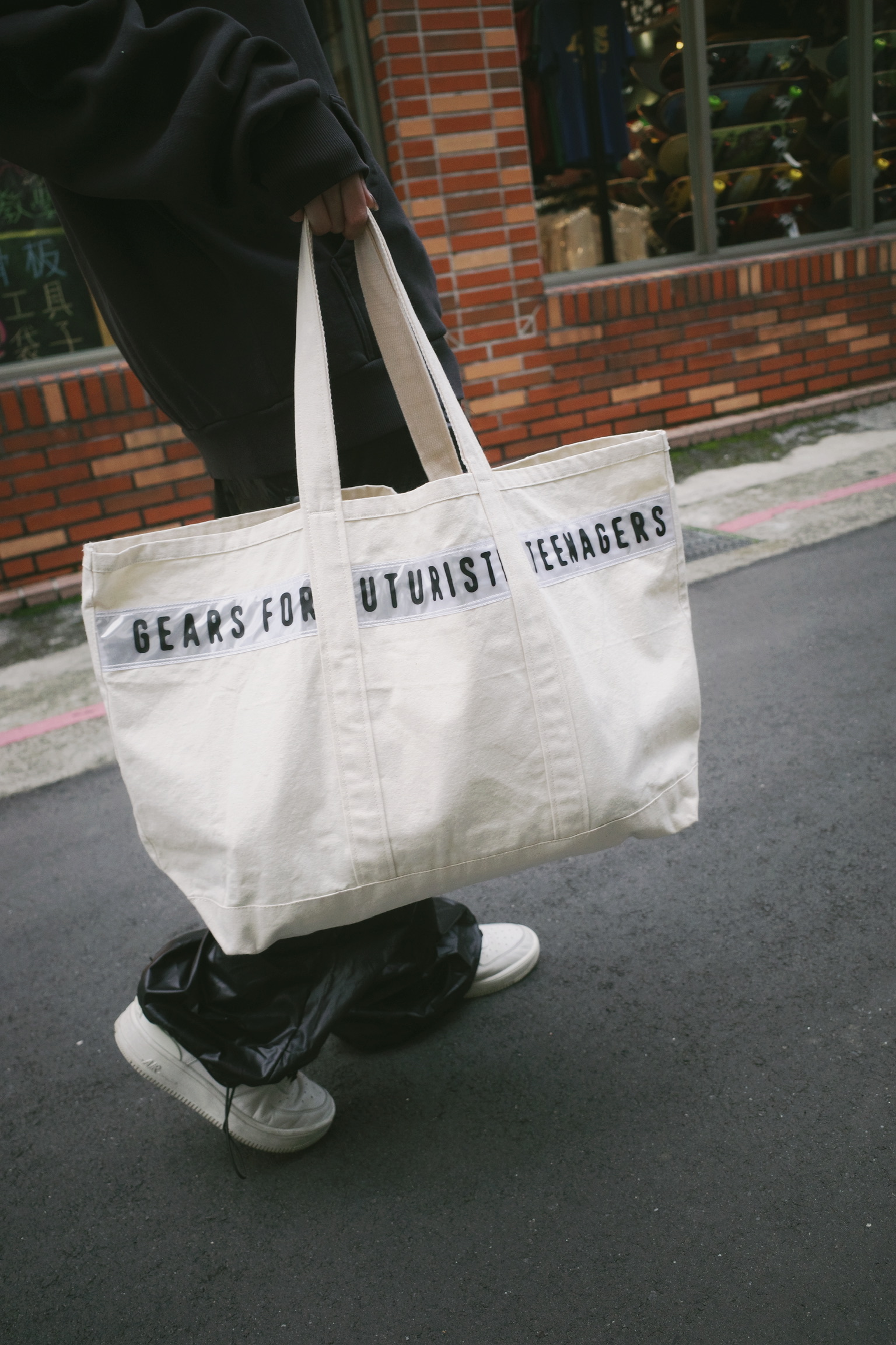 <快速出貨>HUMAN MADE GROCERY TOTE BAG 帆布托特包