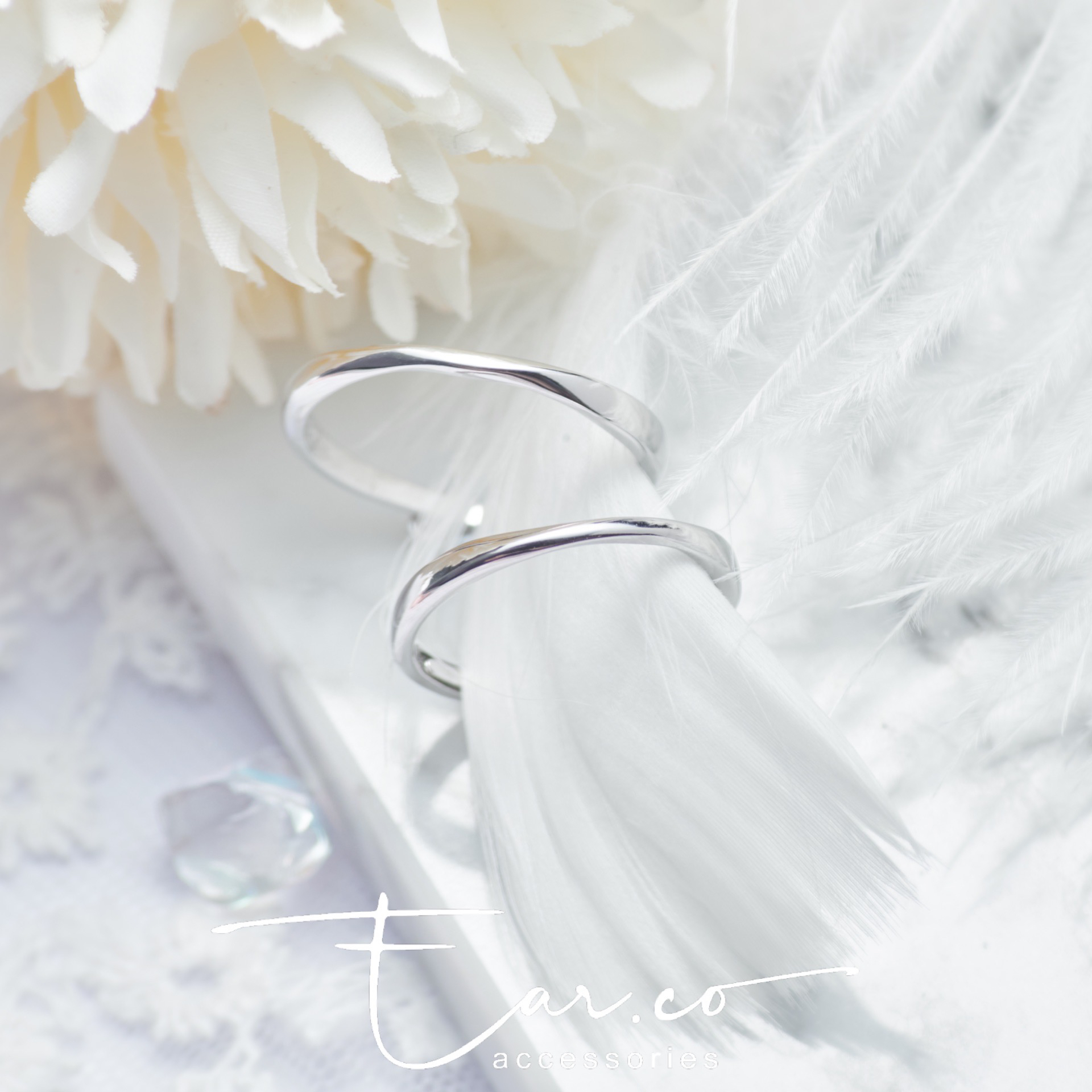 簡單愛 情侶純銀對戒 (預訂)