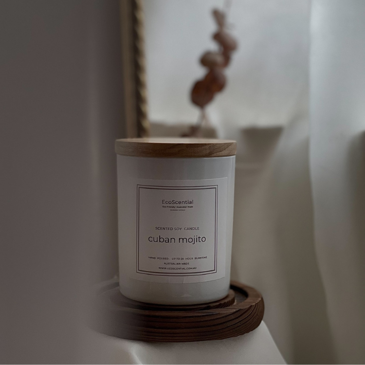 窖藏古巴蘭姆酒香氛蠟燭 ecoscential