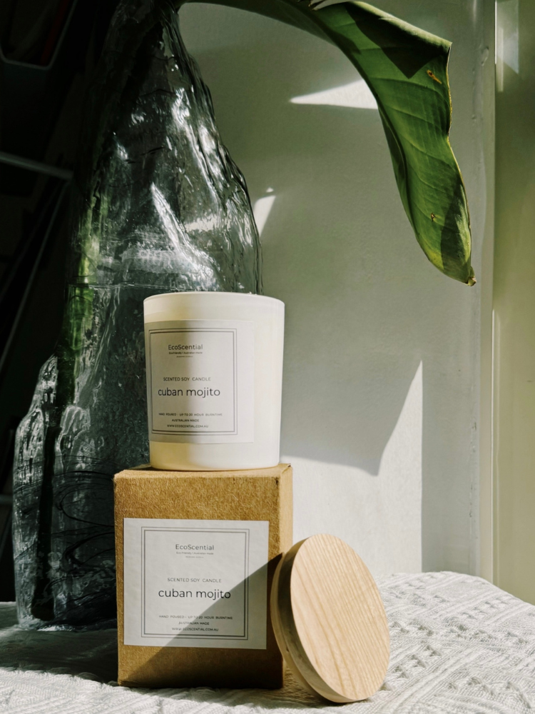 窖藏古巴蘭姆酒香氛蠟燭 ecoscential