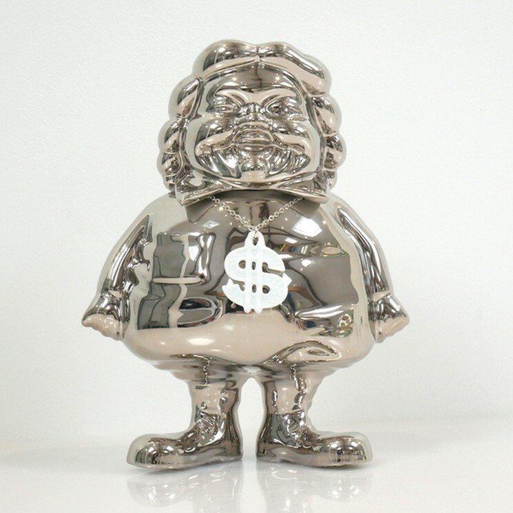 Kolin Tribu Ron English Mc Supersized Platinum Porcelain