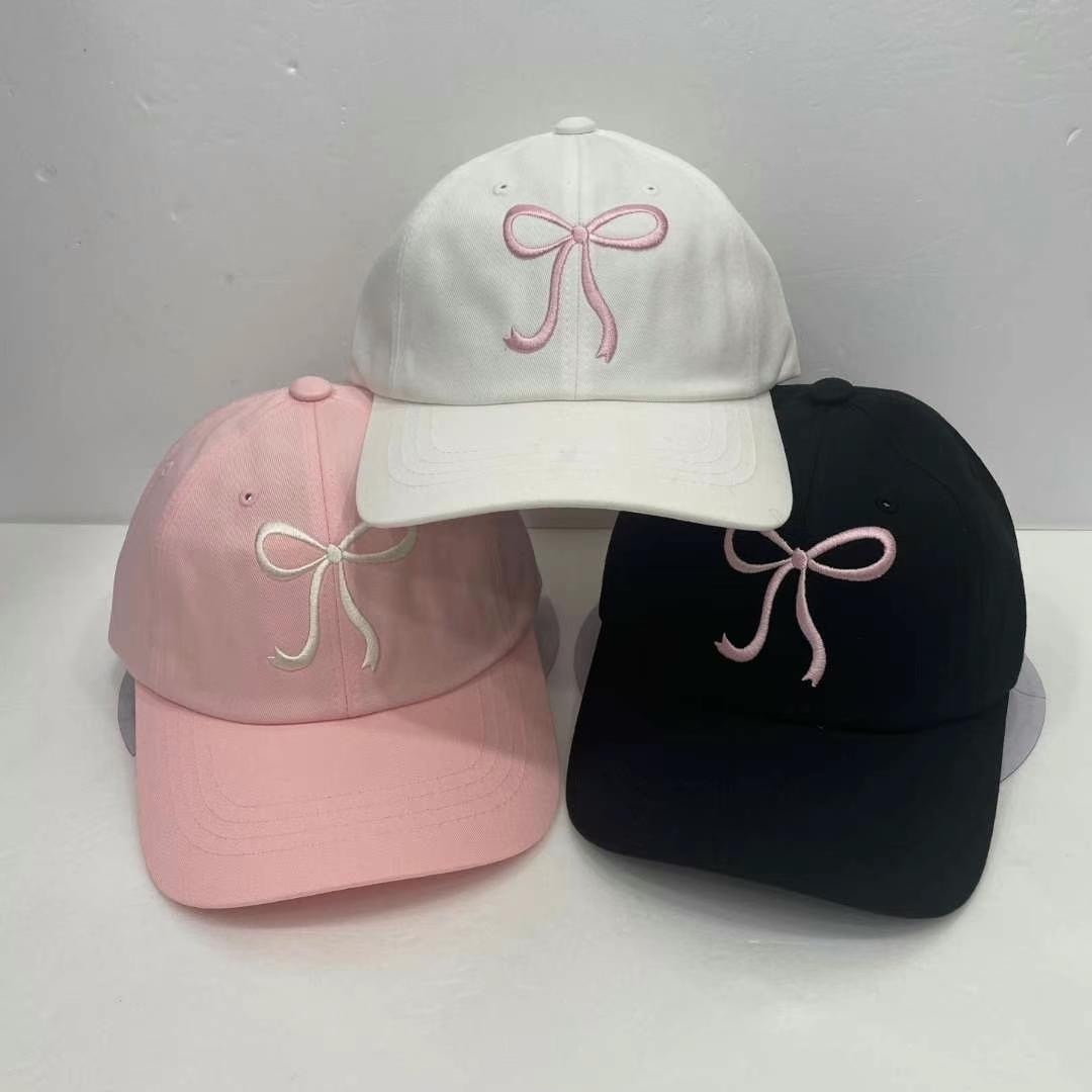 KR PINKY RIBBONS CAP (2 COLORS)