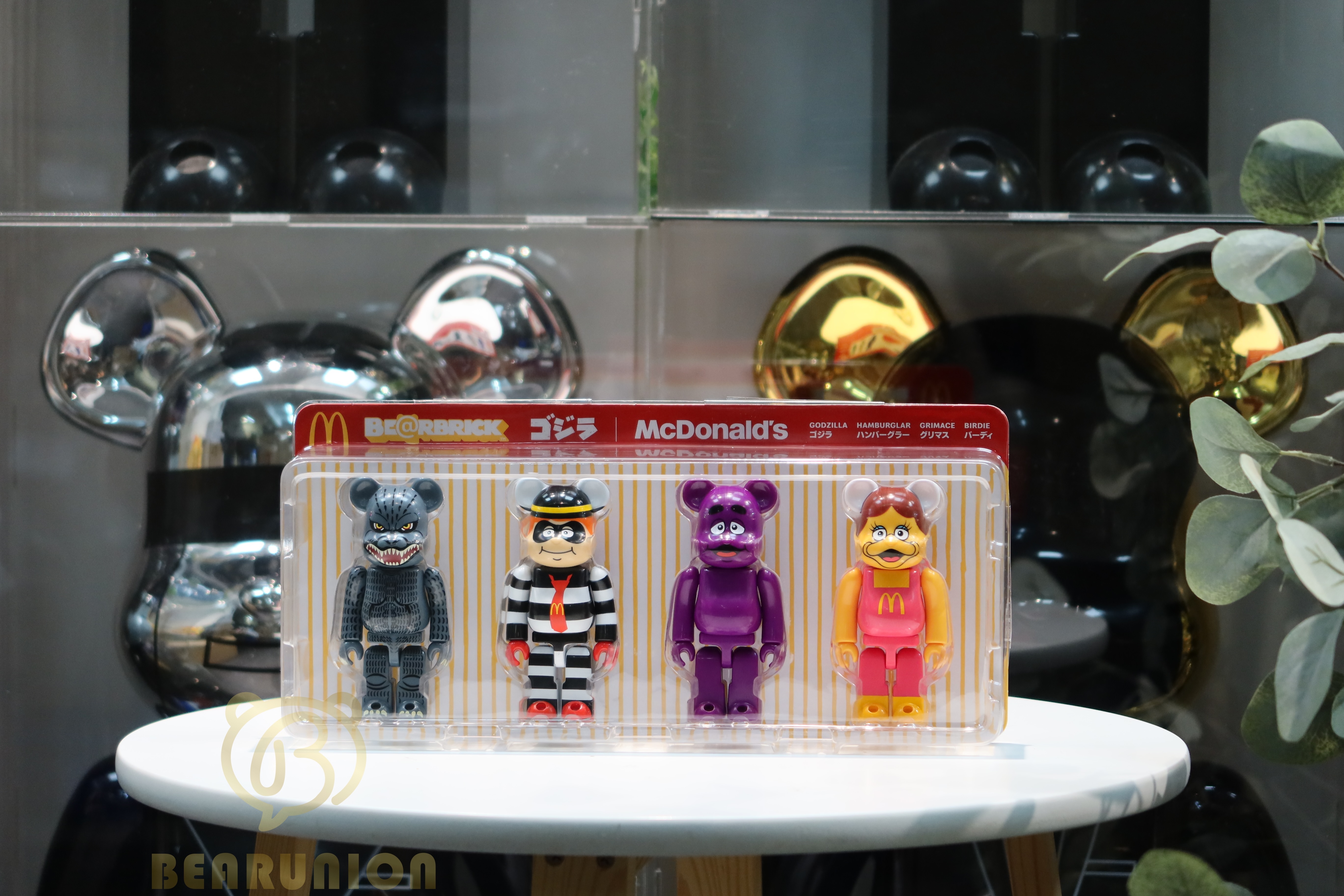 🎏預訂🎏Bearbrick 150% ゴジラ McDonald set of 4