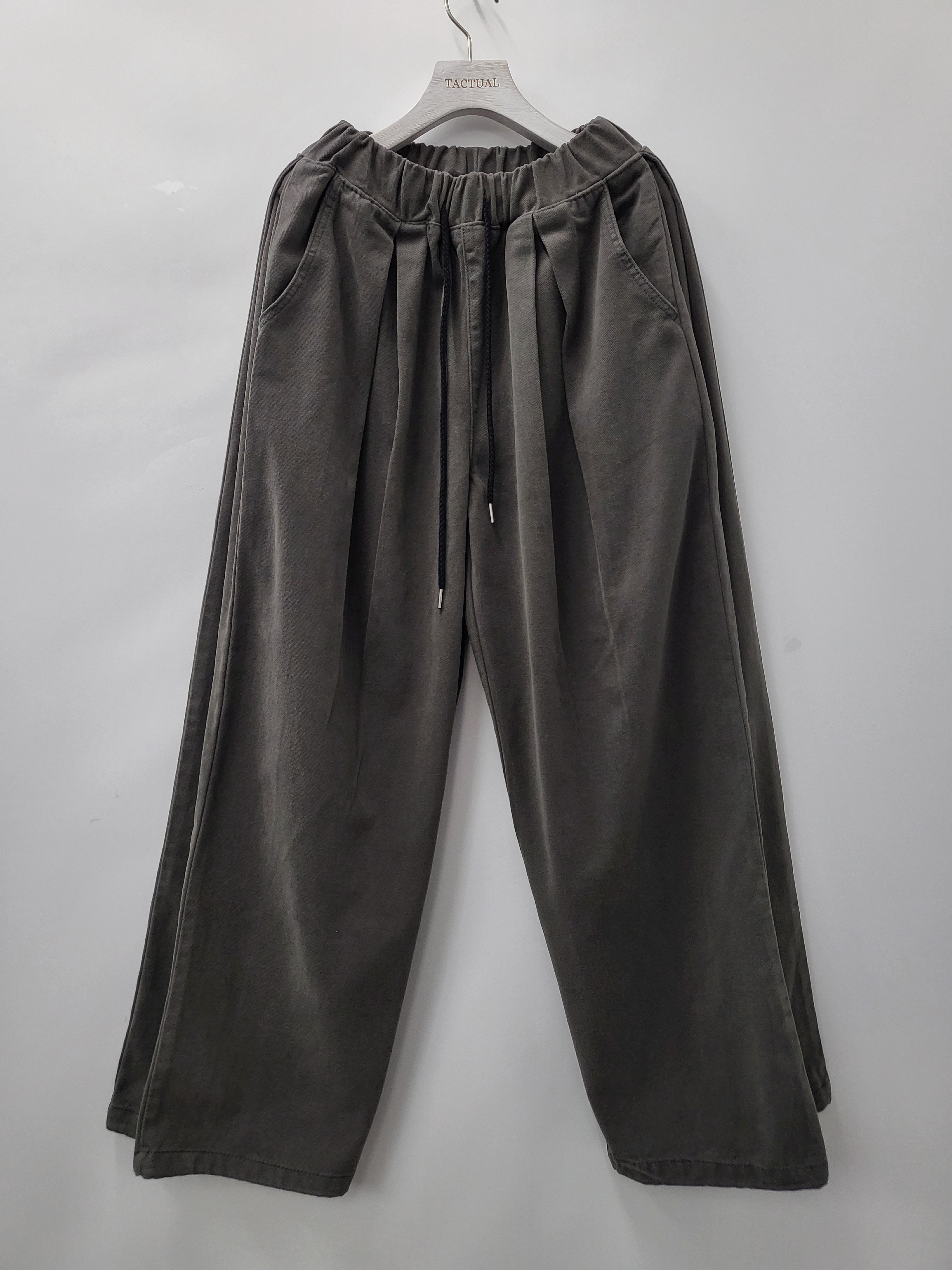 淨色可束腳鬆身褲 P2701