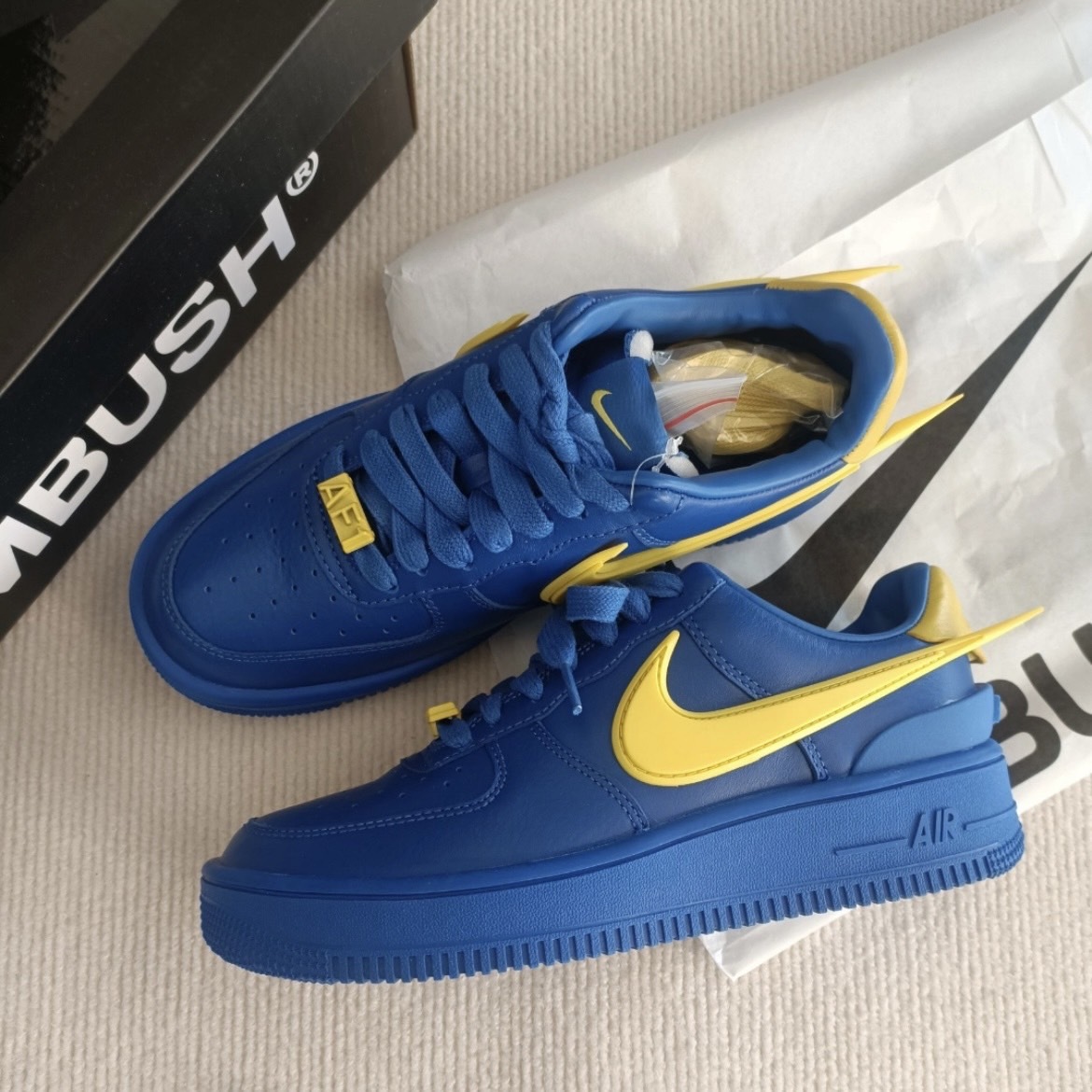 AMBUSH x NIKE AIR FORCE 1 LOW 聯名款 大勾 藍色 DV3464-400