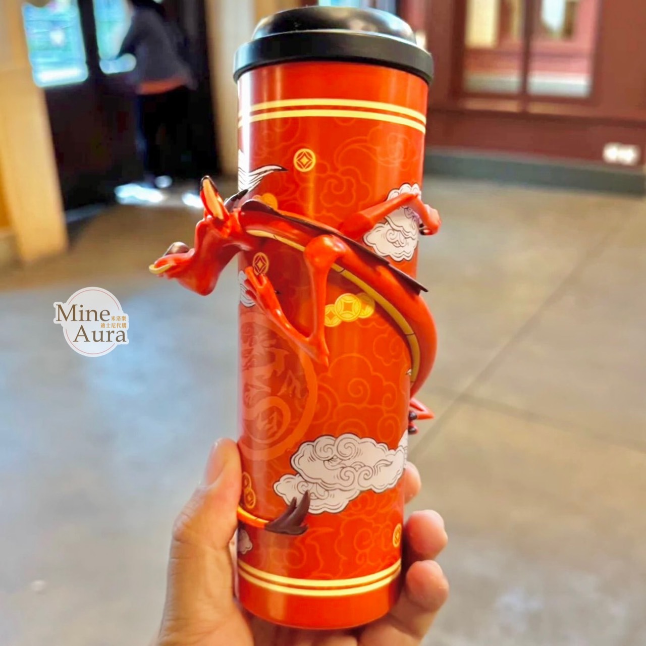 (限時特價) 2024 新春限定 木須龍 Mushu 造型 飲料杯 隨手杯 水杯 花木蘭 Mulan -上海迪士尼樂園